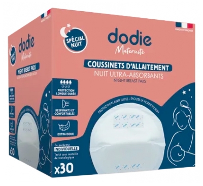 Dodie Lactancia 30 Almohadillas de Lactancia Nocturna 30