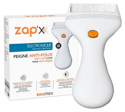 Pieptene Electronic Anti-Păduchi Biosynex Zap'x