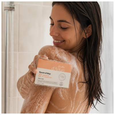 Recettes d'Antan Authentique Savon D'Alep 12% Pain de 200 g