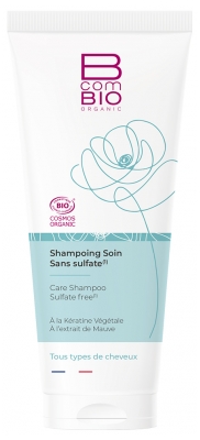 BcomBIO Shampoing Soin Sans Sulfate Bio 200 ml