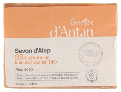 Recettes d'Antan Authentique Savon d'Alep 35% 200 g