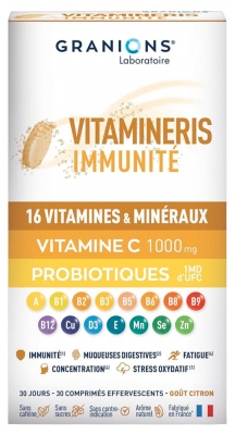 Granions Vitamineris Imunitāte 1000 mg 30 šķīstošās tabletes