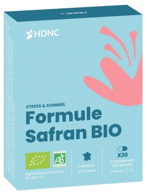 H.D.N.C Saffron Formula Organic 30 Capsules