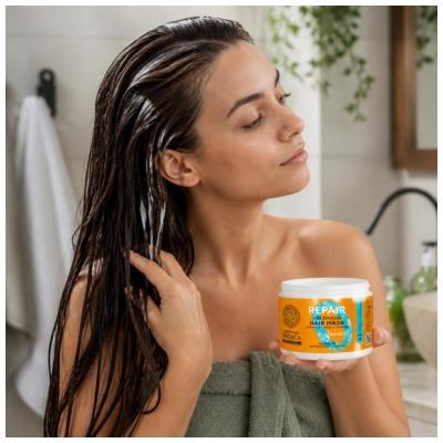 Mască de Reparare Keratină Oblepikha Natura Siberica 300 ml