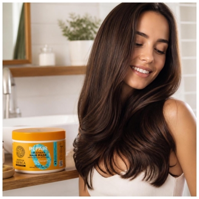 Mască de Reparare Keratină Oblepikha Natura Siberica 300 ml