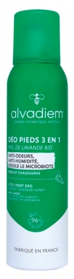 Alvadiem 3-i-1 Fods-deodorant 150 ml