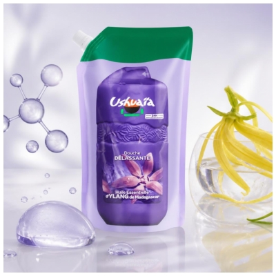 Ushuaïa Duș Relaxant Ylang Ylang din Madagascar Eco-Reîncărcare 500 ml