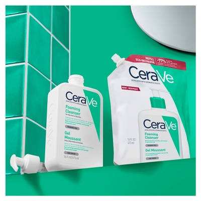 CeraVe Schuimende Reinigingsgel 473 ml + Eco-Navulling 473 ml