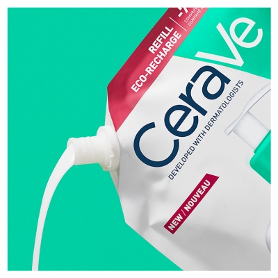 CeraVe Vaahdottava Puhdistusgeeli 473 ml + 473 ml Eko-täyttöpakkaus