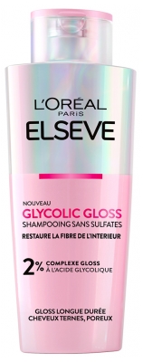 L'Oréal Paris Elseve Glycolic Gloss Shampoing Sans Sulfate 200 ml