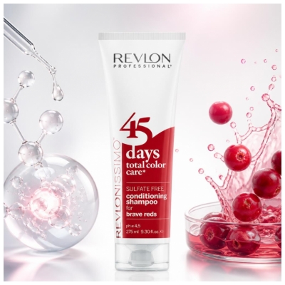 Revlon Professional 45 Days Revlonissimo Red Hair Conditioning Shampoo 275 ml