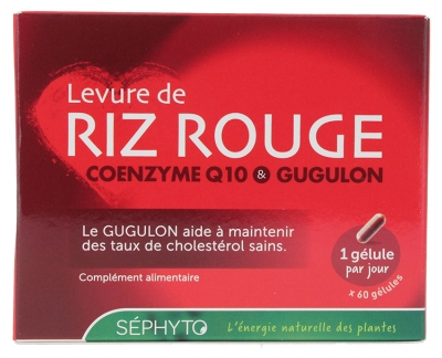 Séphyto Levure de Riz Rouge 60 Gélules