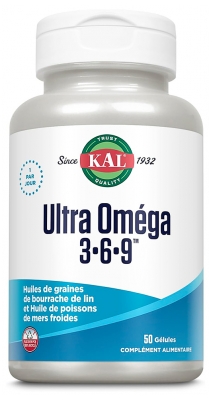 Kal Ultra Oméga 3-6-9 50 Gélules