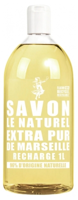 Le Naturel Extra Pur de Marseille -saippua 1 L täyttöpakkaus