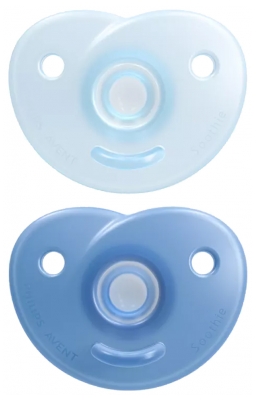 Avent Soothie 2 Sucettes Orthodontiques 0-6 Mois