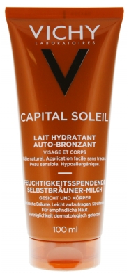 Vichy Capital Soleil Lait Hydratant Auto-Bronzant 100 ml