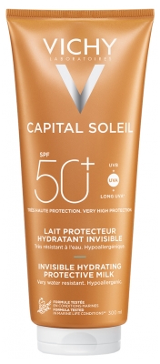 Vichy Idéal Soleil Sonnenmilch Für Gesicht und Körper LSF 50+ 300 ml