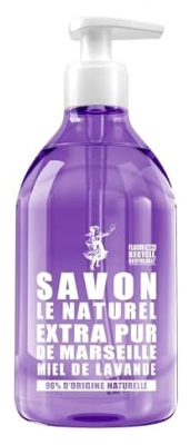 Savon Le Naturel Extra Pur de Marseille Miel de Lavande 500 ml