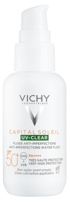Vichy Capital Soleil UV-Clear Anti-Imperfections Fluid SPF50+ 40ml