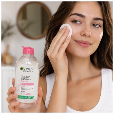 Garnier SkinActive Solución Micelar Todo en 1 Pieles Sensibles 400 ml