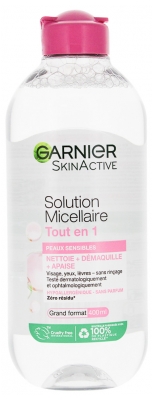 Garnier SkinActive Solución Micelar Todo en 1 Pieles Sensibles 400 ml