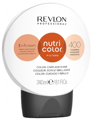 Revlon Professional Filtros de Color Nutri Soin Crème 3en1 Repigmentant Nutritif 240 ml - Coloración: 400 Mandarina