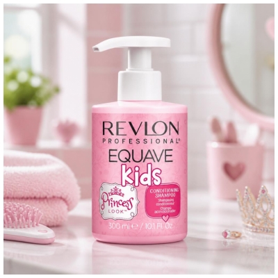 Revlon Professional Equave Kids Princess Look Shampoing Conditionneur Fraise 300 ml