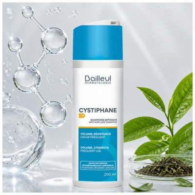 Bailleul Cystiphane Plaukų slinkimą mažinantis šampūnas 200 ml