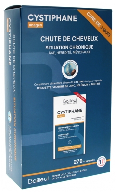 Bailleul-Biorga Cystiphane Anagen Crecimiento Capilar 270 Comprimidos