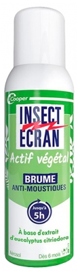 Insect Ecran Névoa Anti-Mosquitos Ativo de Origem Vegetal 100 ml