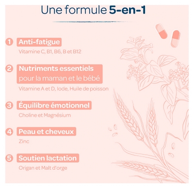 Calmosine Post-Partum & Allaitement 60 Gélules