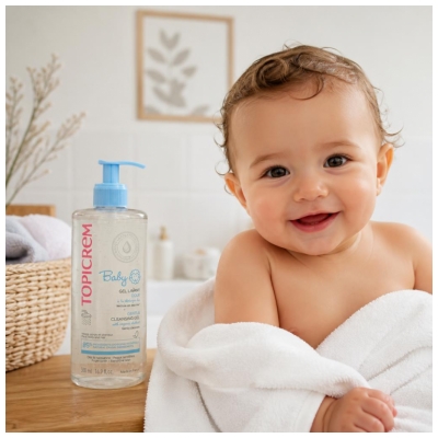Topicrem Baby Nežen čistilni gel 500 ml