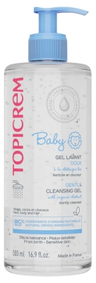 Topicrem Baby Švelnus prausimosi gelis 500 ml