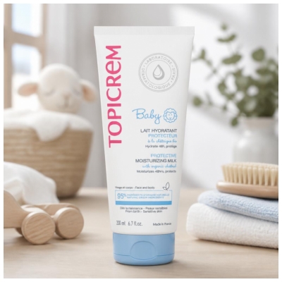 Topicrem Baby Fugtgivende Beskyttende Mælk 200 ml