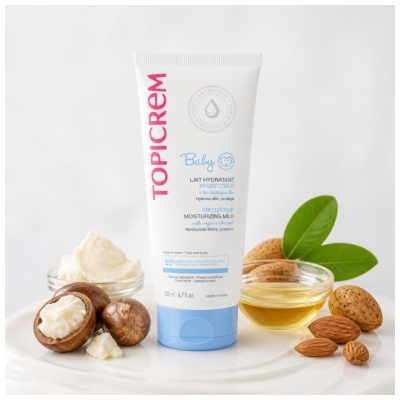 Topicrem Baby Zaščitno vlažilno mleko 200 ml