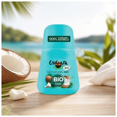 Ushuaïa Luonnollinen Deodorantti 48H Kookos Bio 50 ml