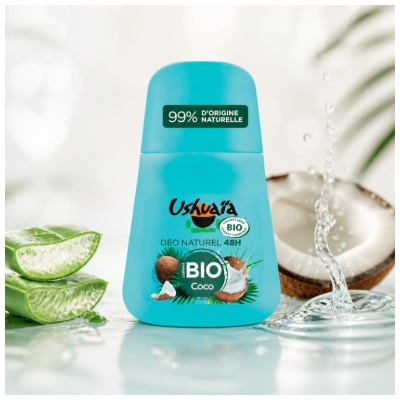 Ushuaïa Luonnollinen Deodorantti 48H Kookos Bio 50 ml