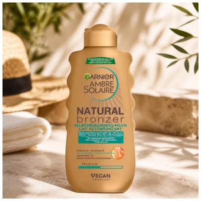 Garnier Ambre Solaire Natural Bronzer Brun-utan-sol-mjölk 175 ml