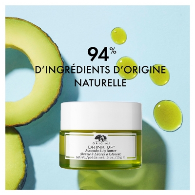 Origins Drink Up Baume à Lèvres Avocat 15 g