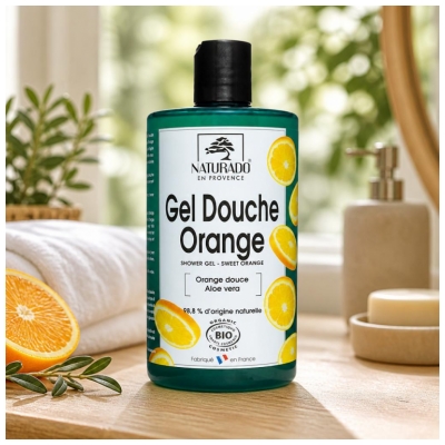 Naturado en Provence Bio Gel za prhanje pomaranča 750 ml