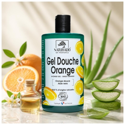 Naturado en Provence Bio Gel za prhanje pomaranča 750 ml