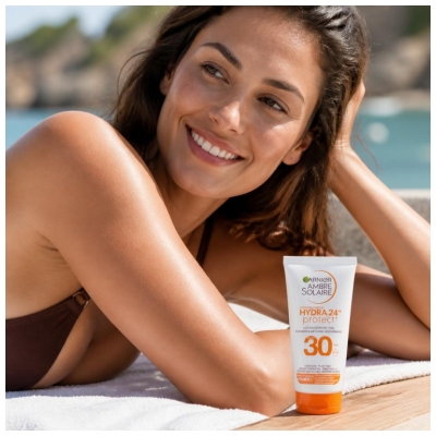 Garnier Ambre Solaire Hydra 24H Protect Leite FPS30 50 ml