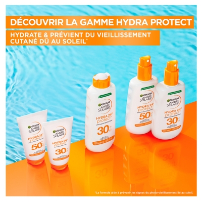 Garnier Ambre Solaire Hydra 24H Protect Lait SPF50+ 50 ml
