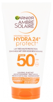 Lapte Garnier Ambre Solaire Hydra 24H Protect SPF50+ 50 ml