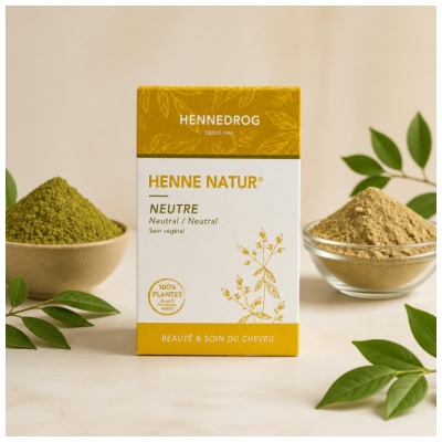 Hennedrog Neutral Naturlig Henna 90 g