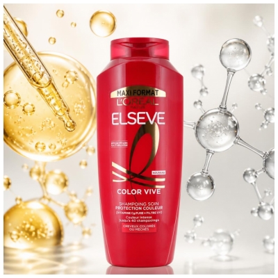L'Oréal Paris Elseve Color Vive Šampūnas Spalvos Apsaugai 500 ml
