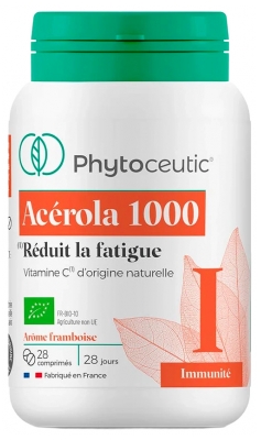 Phytoceutic Acérola 1000 Bio 28 Comprimés