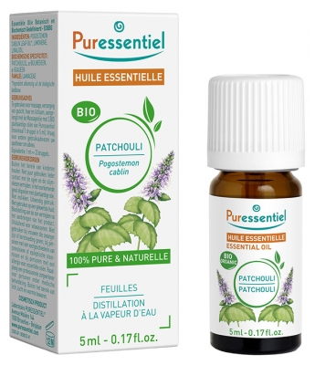 Puressentiel Patchouli Ätherisches Öl (Pogostemon-Kabel) Bio 5 ml