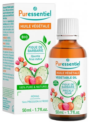 Puressentiel Vegetabilisk Olja Fikonkaktus (Opuntia ficus indica) Ekologisk 50 ml