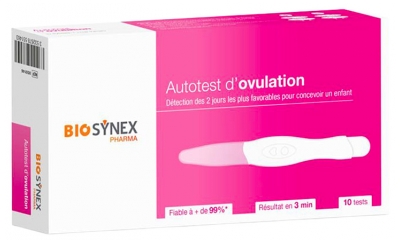 Biosynex 10 Tests d'Ovulation